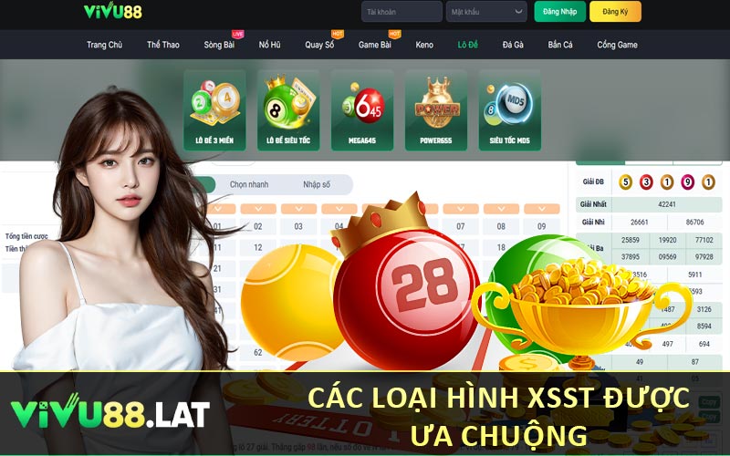 Các loại hình XSST được ưa chuộng